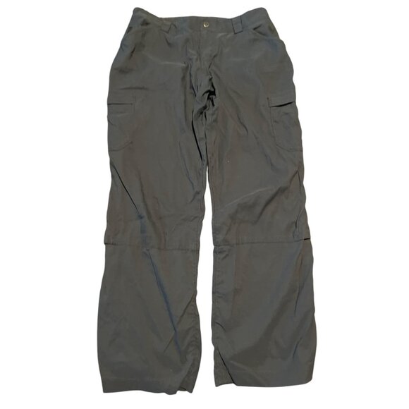 Duluth Trading Co Convertible Cargo Pants 12x29 Gray Outdoor Hiking - Picture 1 of 6